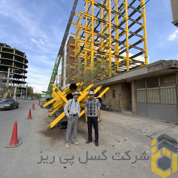 اسکلت فلزی و پیچ مهره ای در کرمان